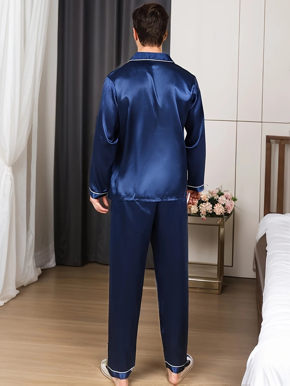 Men's Microfiber Pajama Set for Comfortable Sleep