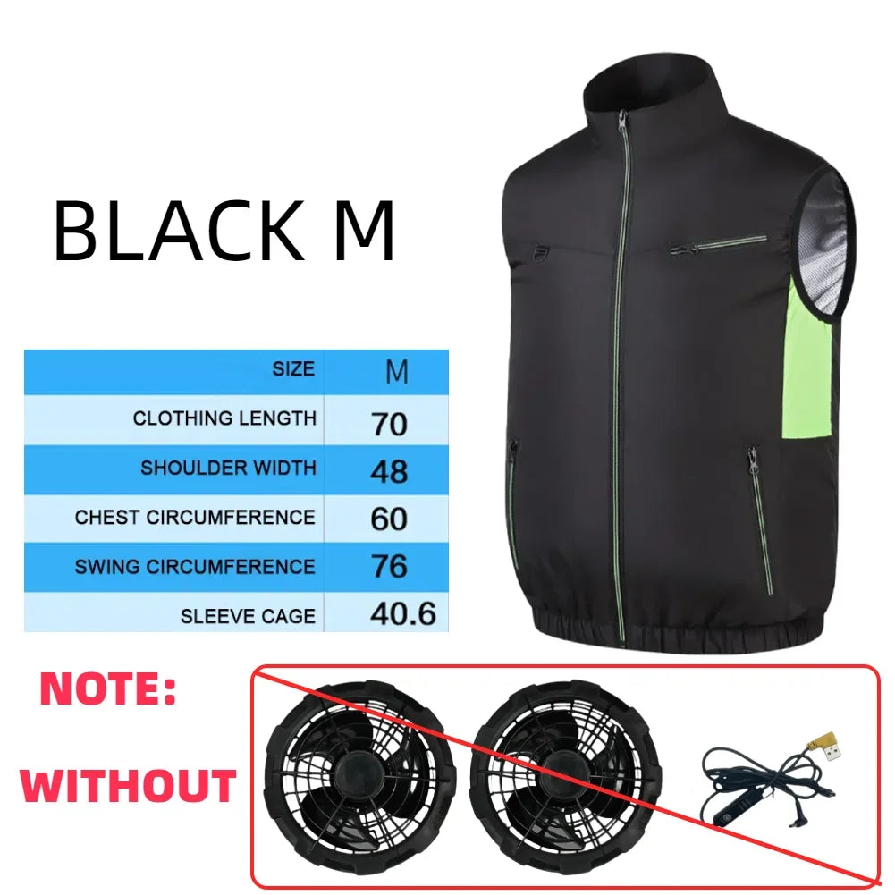 Cooling Vest Ice Fan Vest for Hot Weather Work