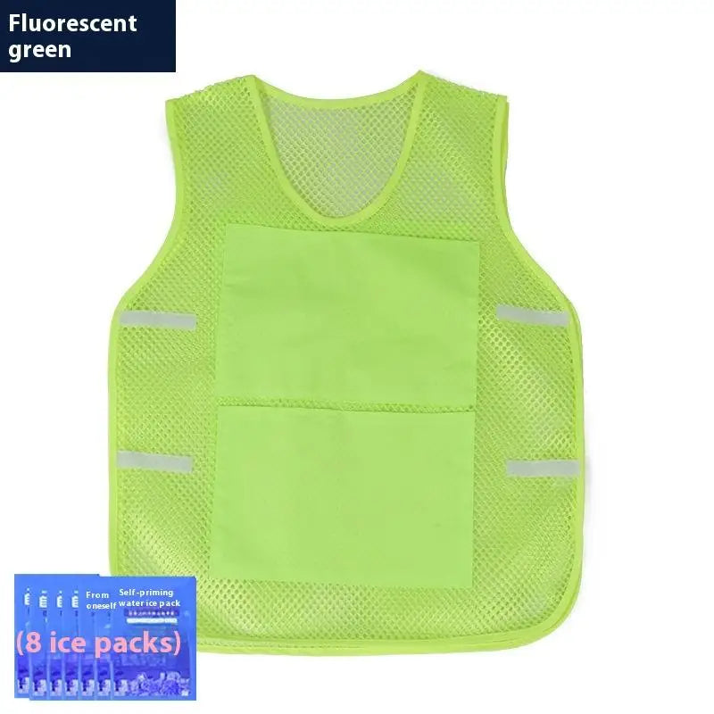 Summer Cooling Vest with Ice Bag Water Cooling System