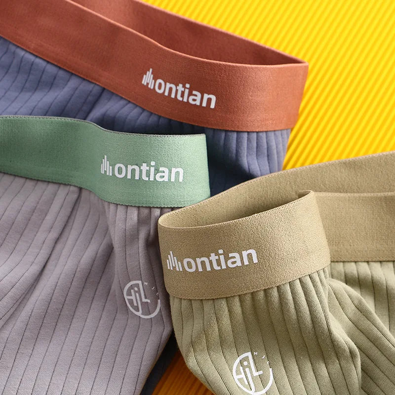 Cotton Breathable Boxer Shorts for Men with U Pouch