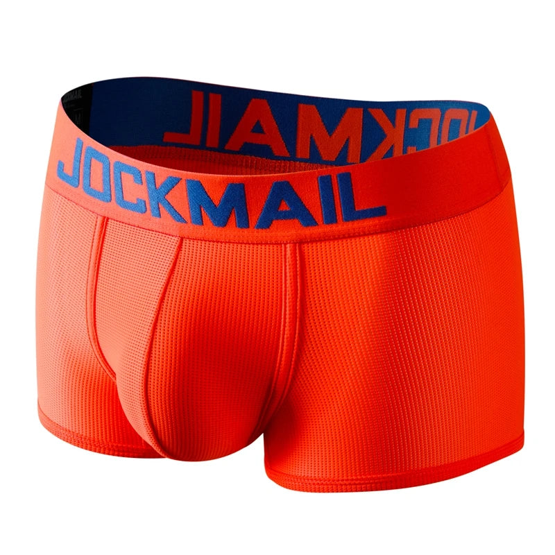 Mens Boxer Briefs Soft Nylon Underwear