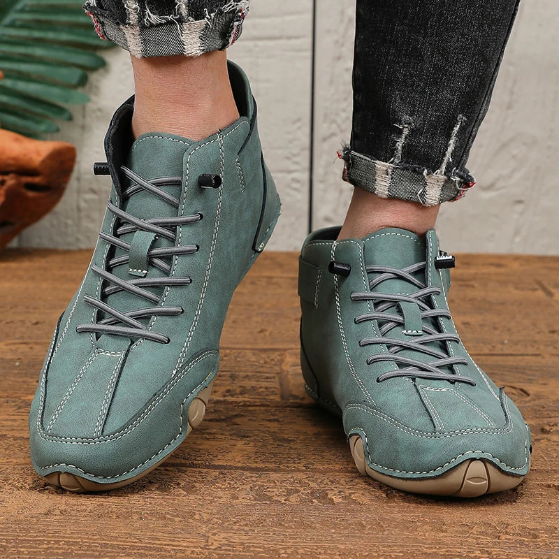 Men's High Top Ankle Boots Breathable Casual Shoes