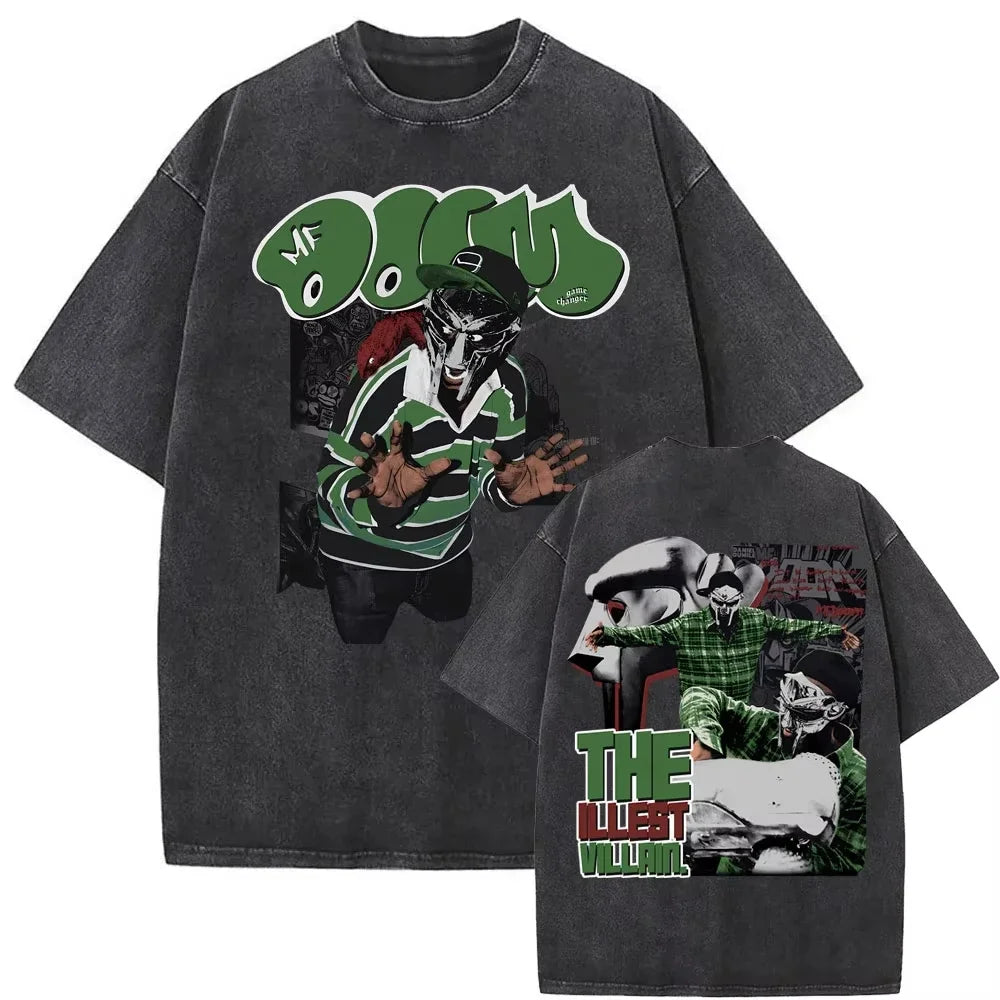 Mf Doom Graphic Print T-Shirt for Men and Women
