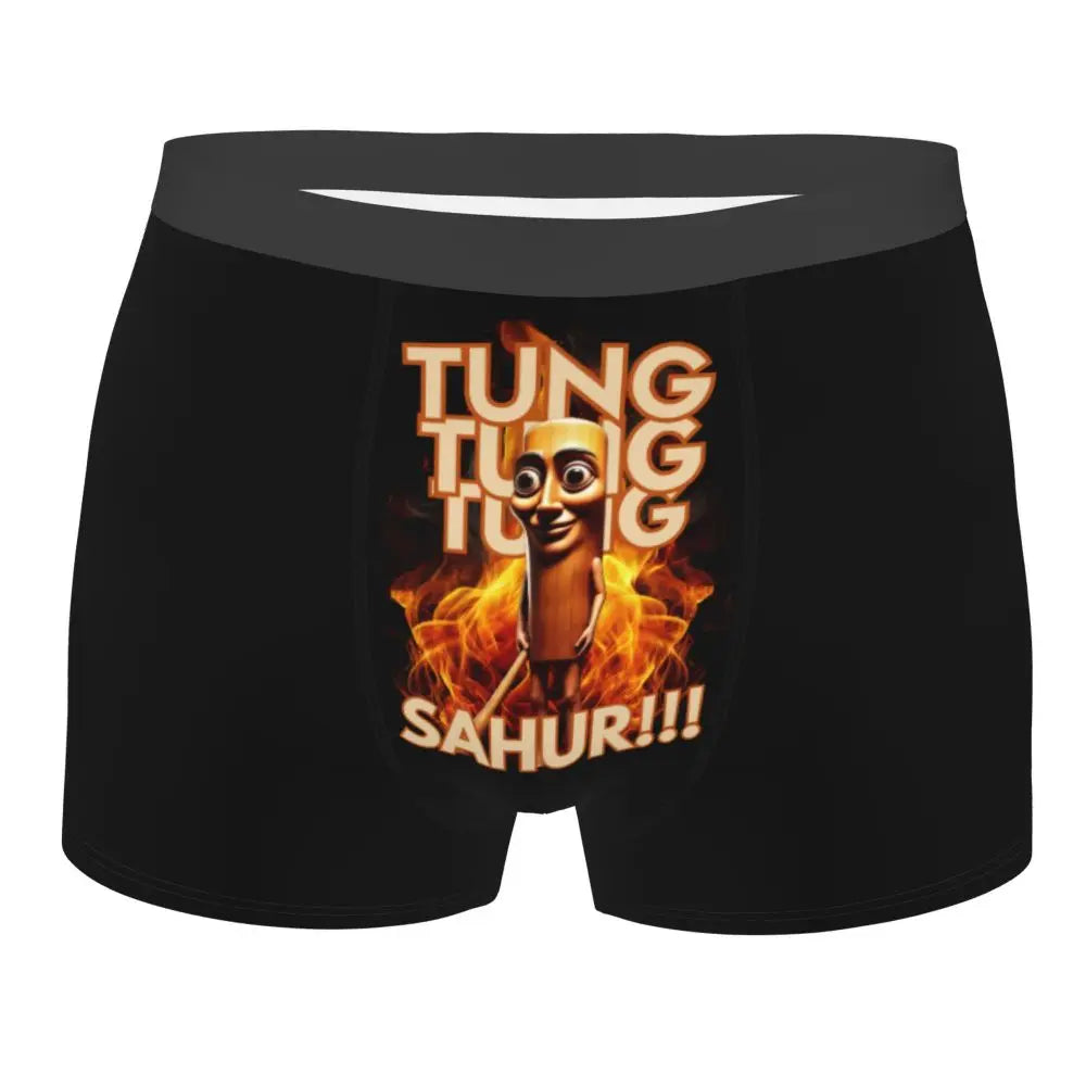 Men's Boxer Shorts Brr Brr Patapim Funny Italian Brainrot