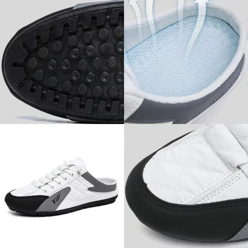Breathable Half Slippers Lightweight Men's Sneakers
