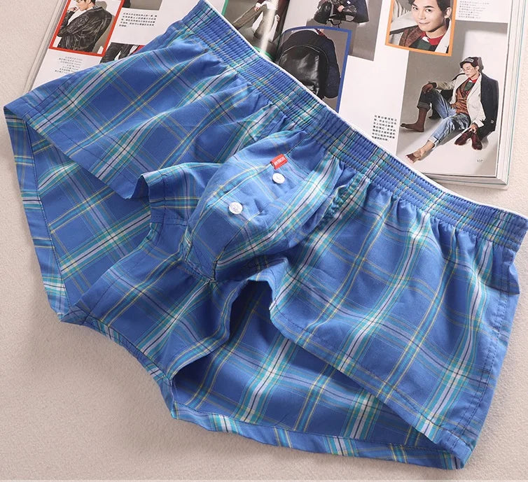 Cotton Boxer Shorts by SEOBean for Men