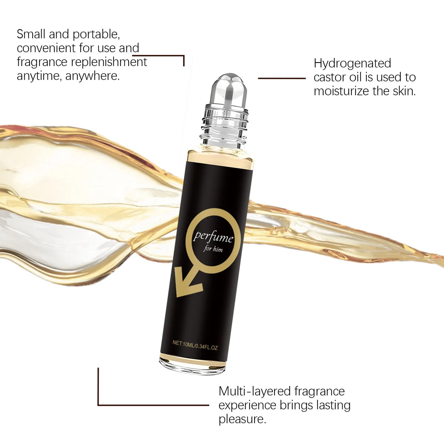 Daily Men's Cologne Roll-On 10ml Moisturizing Scent