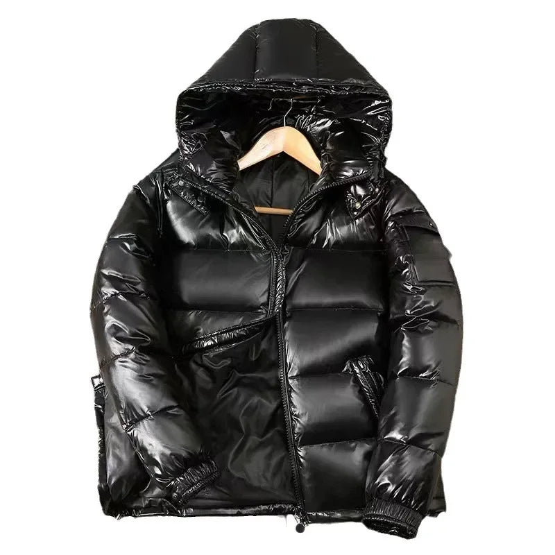 Fashionable Waterproof Short Down Male Lightweight Snow Duck Down Parka Jacket