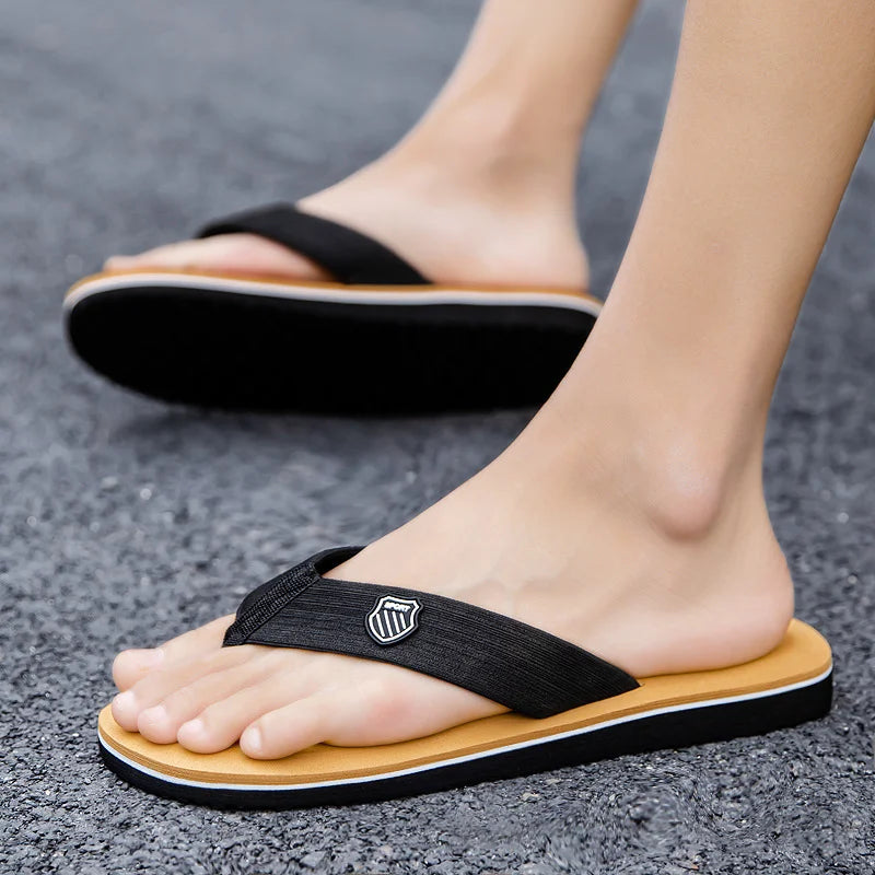 Men's Summer Beach Flip Flops Casual EVA Slippers
