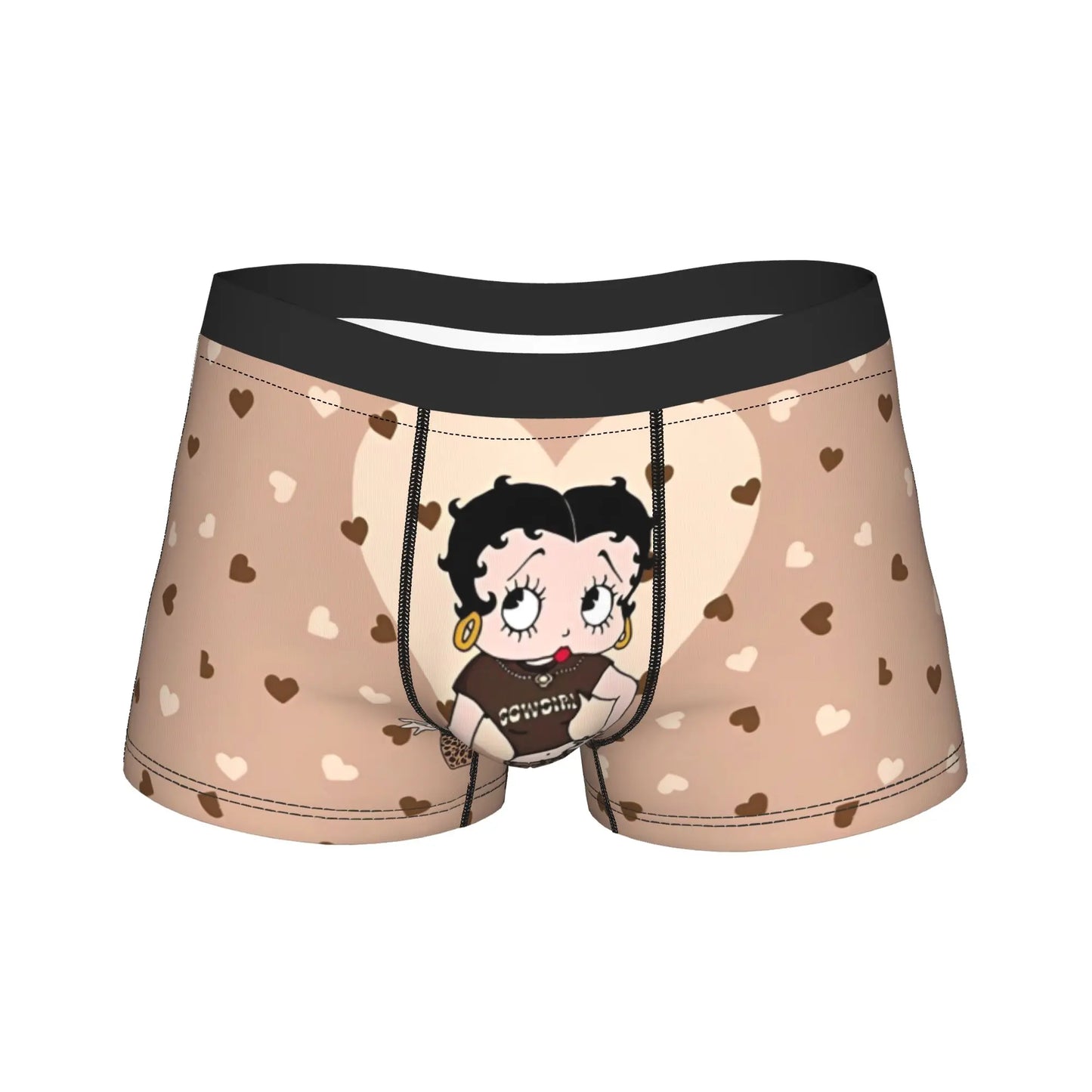 Men's Cartoon Boops Boxer Shorts Underwear