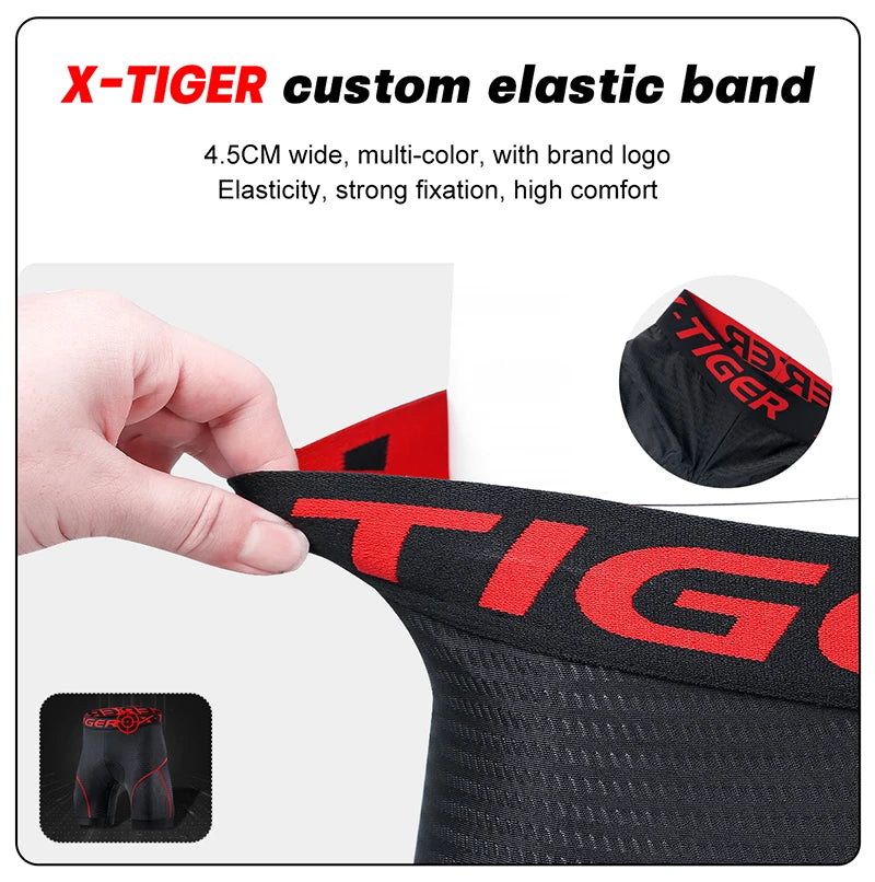 5D Padded Cycling Underwear Shorts by X-TIGER