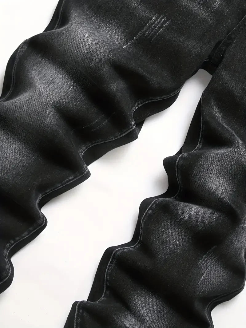 Men's Slim Fit Stretch Denim Jeans for Casual Wear