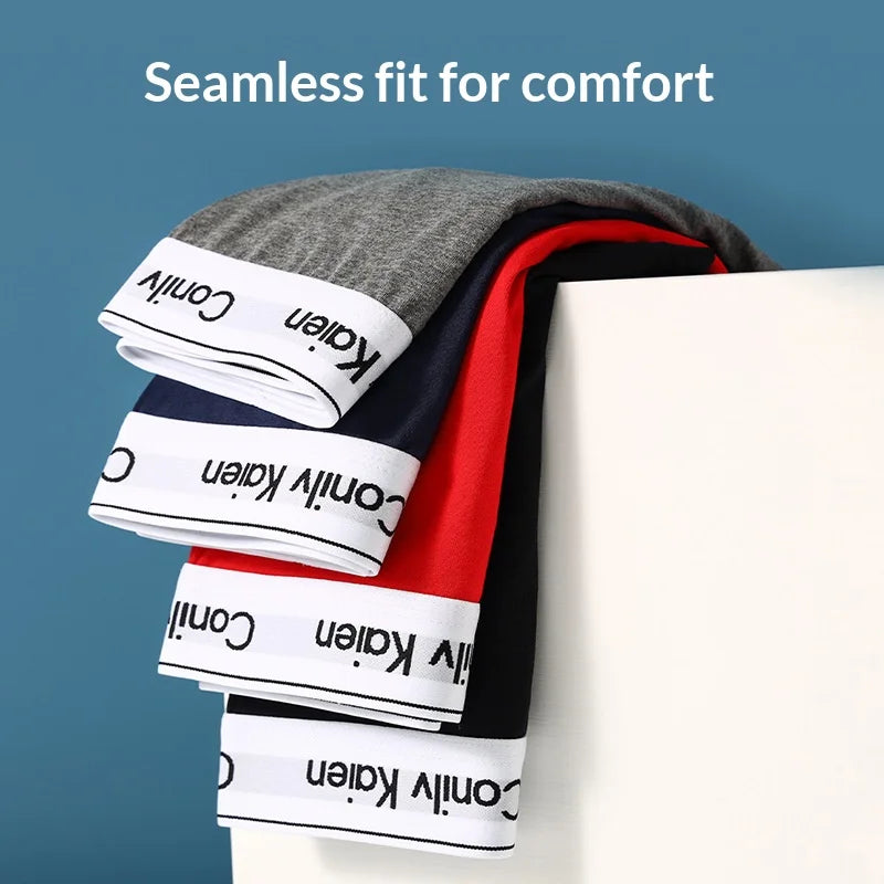 Men's Cotton Boxer Shorts, Breathable and Comfortable Underwear