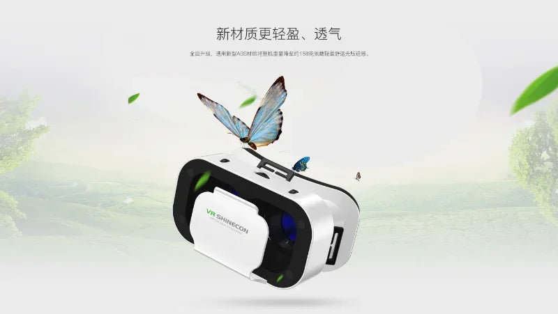VR Glasses for 4.7-6.3inches Android Smart Phones G05 3D VR SHINECON