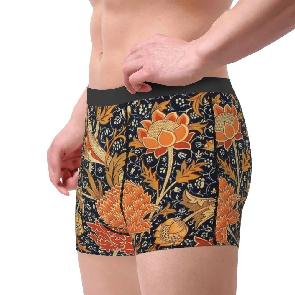 Breathable Cotton Polyester Boxer Shorts for Men