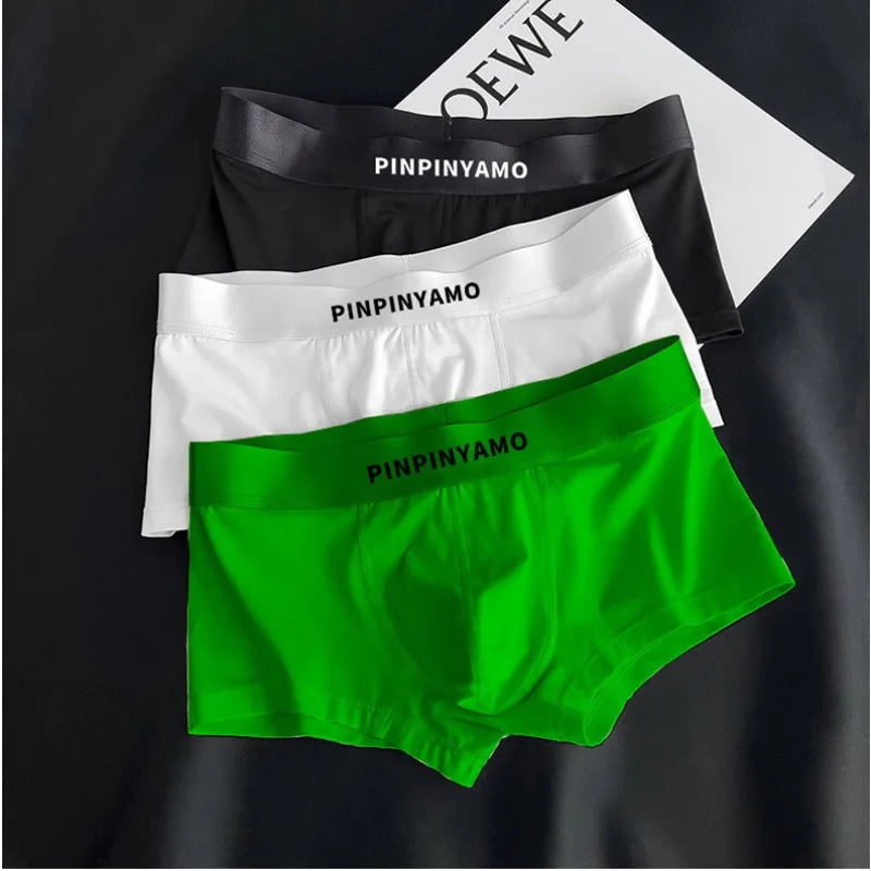 Cotton Boxers Bottoms for Men Loose U Convex Pouch Underwear 2025 Sports Shorts Man Swimming Trunks Trendy Panties Трусы Мужские