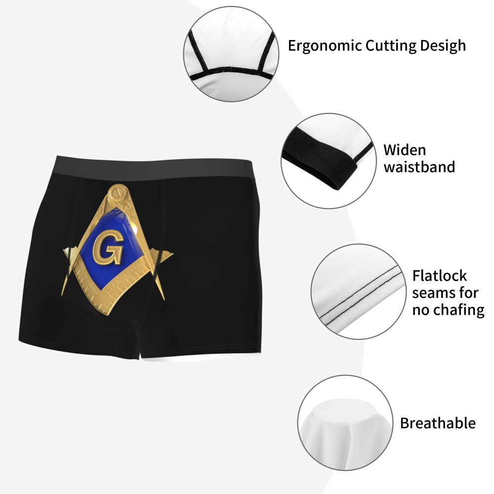 Breathable Gaianata Gemogoro Ghidra Masonic Freemason Briefs
