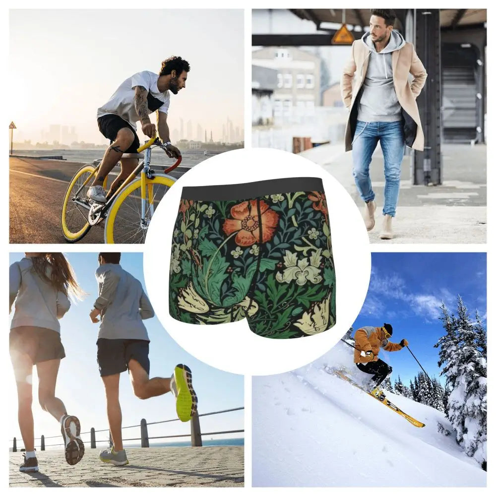 Breathable Cotton Polyester Boxer Shorts for Men