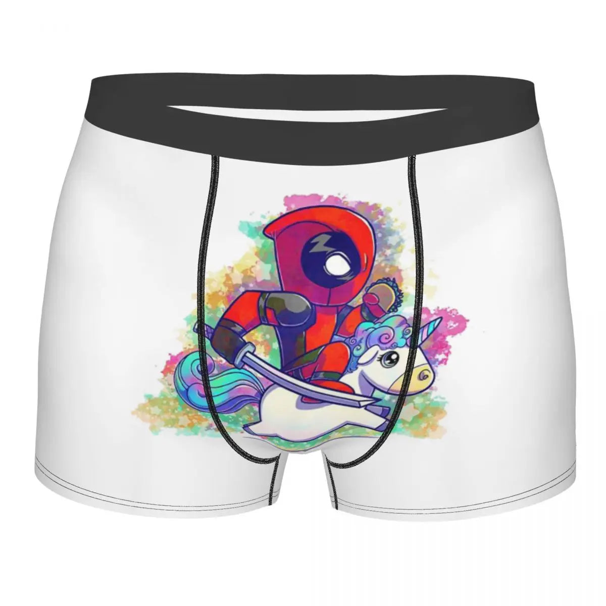 Deadpool Boxer Shorts for Men - Lycra Polyester Blend