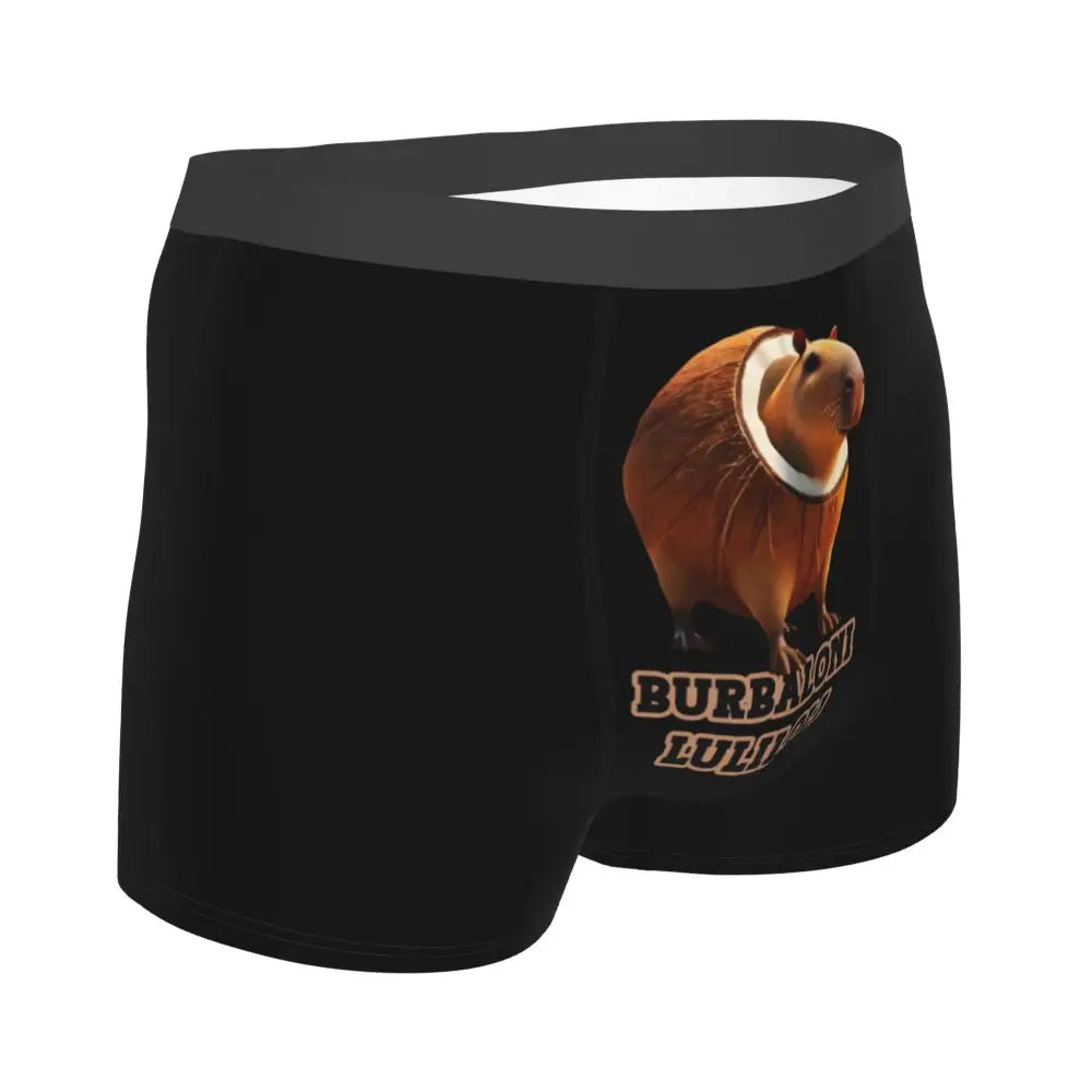 Men's Boxer Shorts Brr Brr Patapim Funny Italian Brainrot