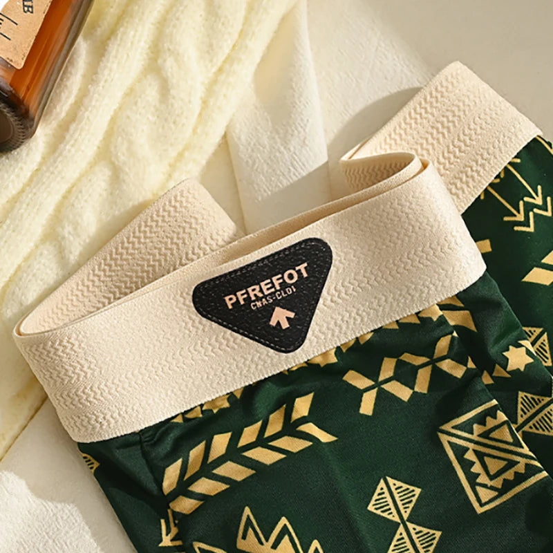 Men's Boxer Briefs Retro Ethnic Print 5-Pack