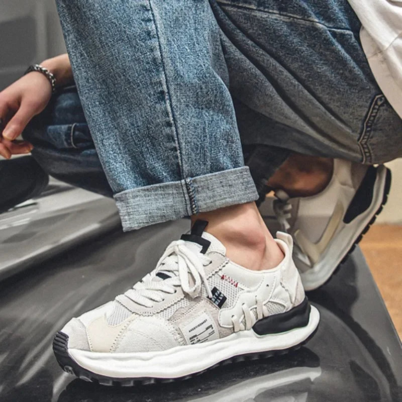Men's Breathable Casual Sneakers Luxury Tennis Shoes