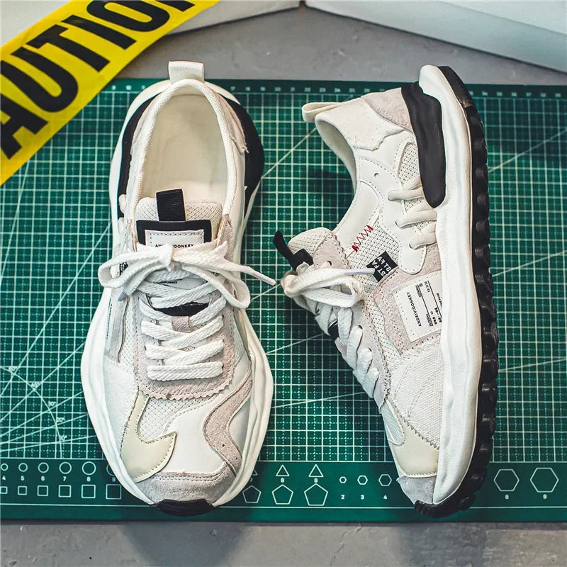 Men's Breathable Casual Sneakers Luxury Tennis Shoes