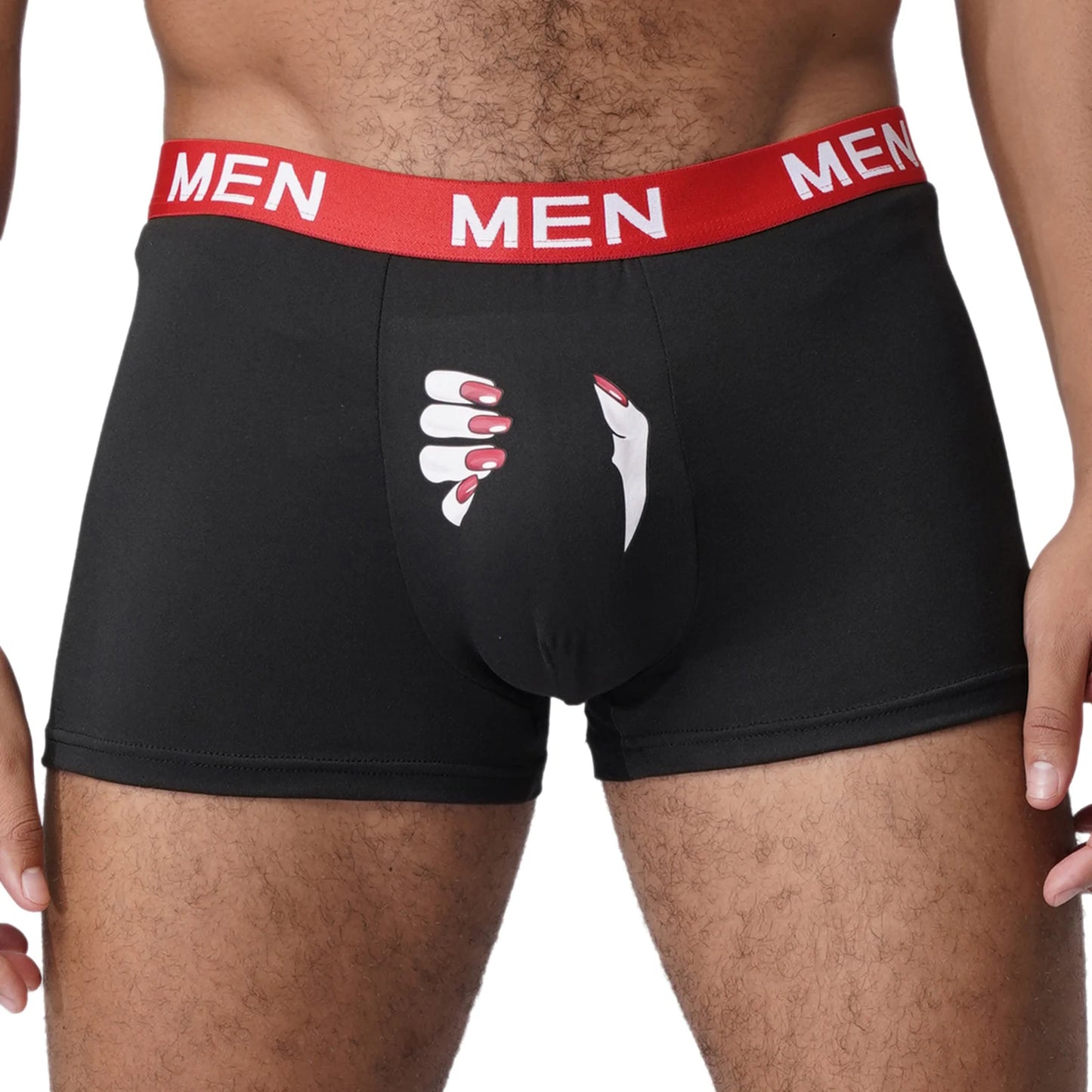 Mens Funny Print Boxer Shorts 3Pcs Set by Oyolan