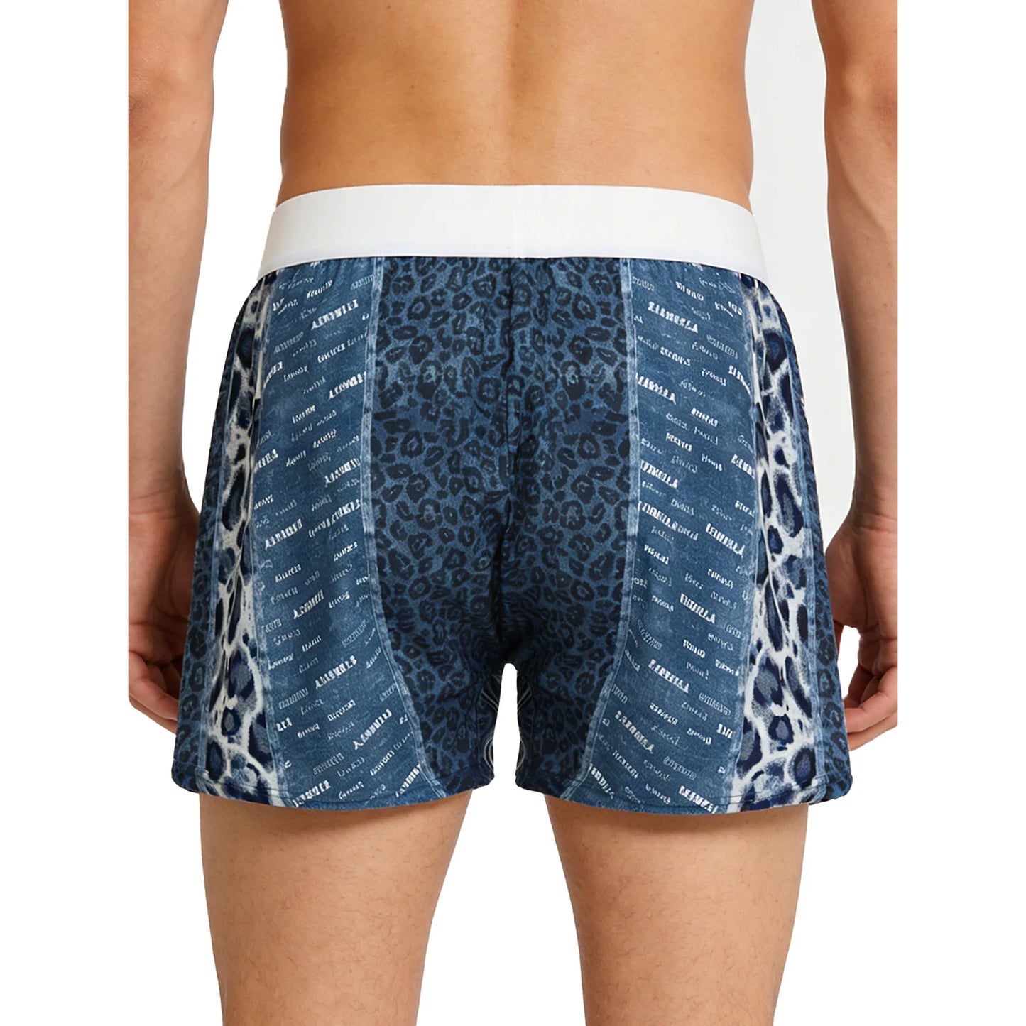 Mens Boxer Shorts Loose Fit Pajamas Multi-Function