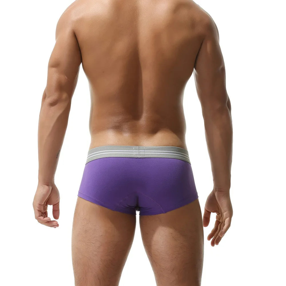 Cotton Open Front Boxer Shorts for Men
