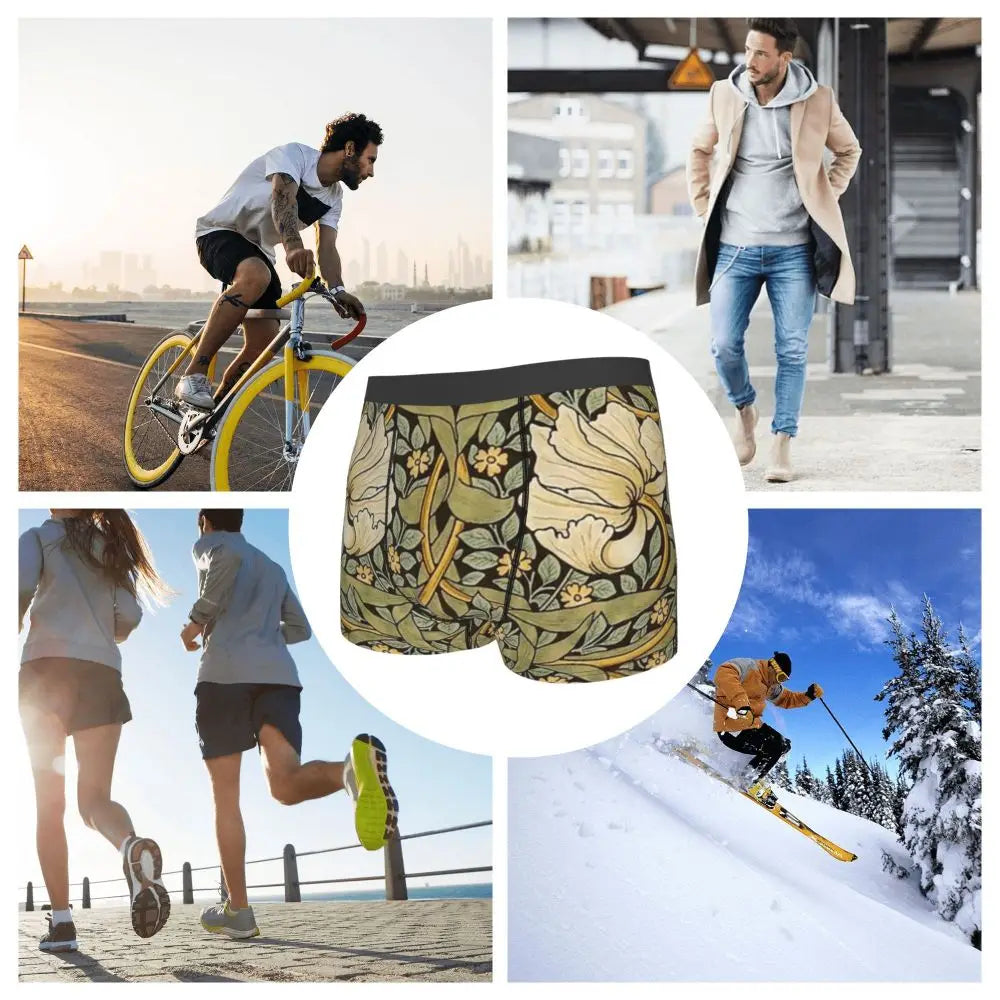 Breathable Cotton Polyester Boxer Shorts for Men