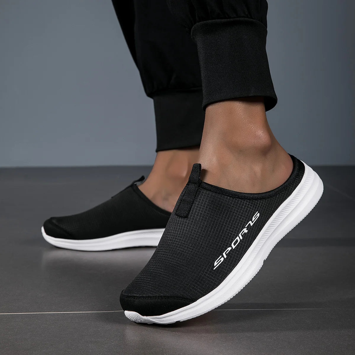 Men's Casual Slip-On Shoes with Breathable Air Mesh