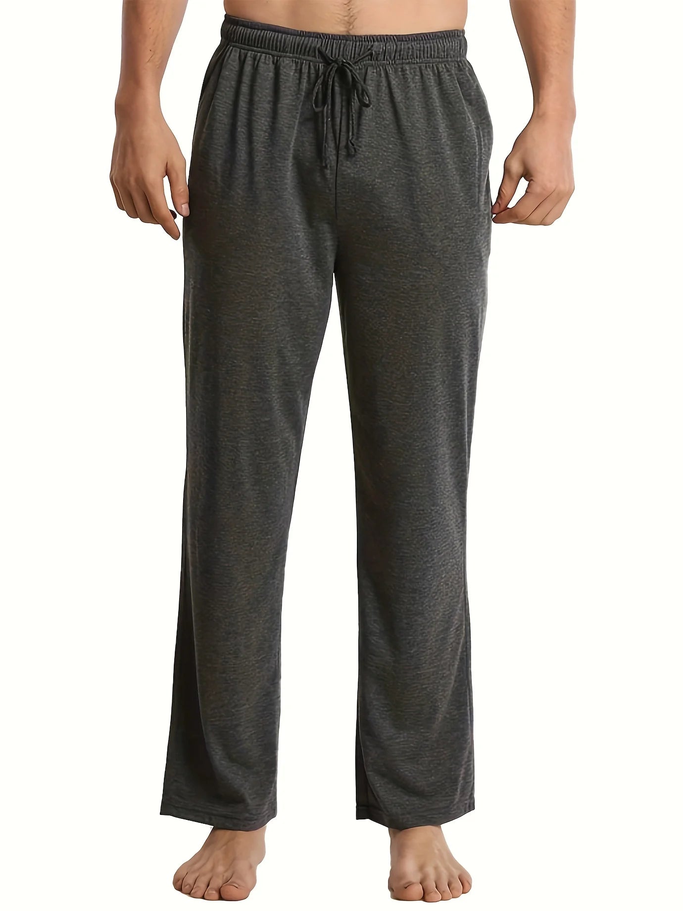 Mens Pajama Pants Lounge Pants Men with Pockets Soft Breathable Men Pjs Bottoms Casual Sleepwear Pajama Pants for Men Loungewear