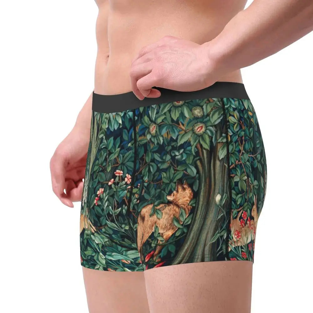 Breathable Cotton Polyester Boxer Shorts for Men