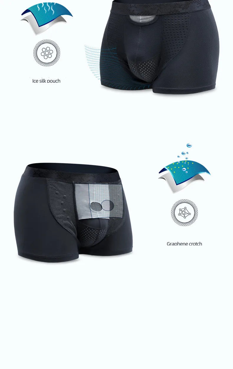 Men's Modal Boxer Shorts in Indigo