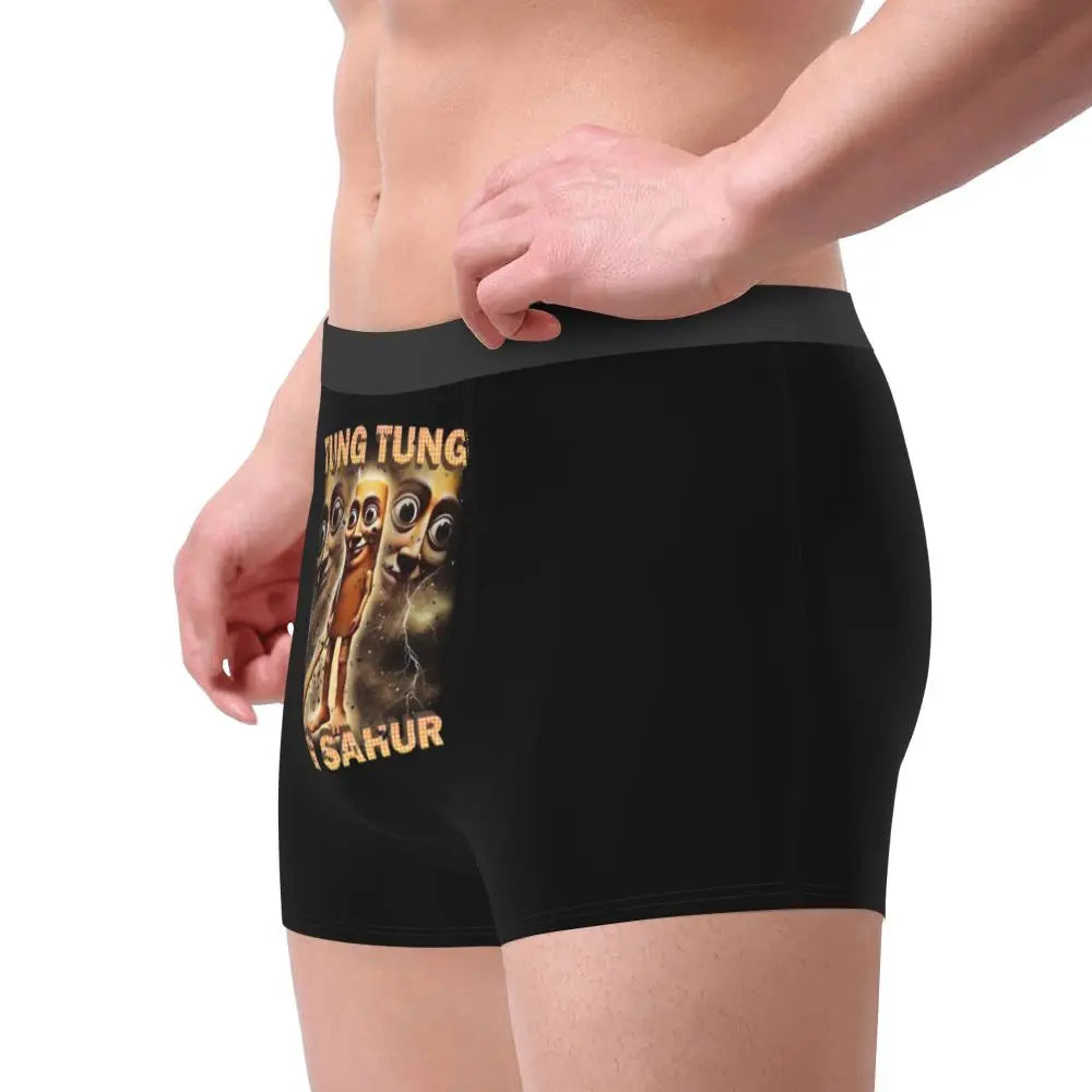 Men's Boxer Shorts Brr Brr Patapim Funny Italian Brainrot