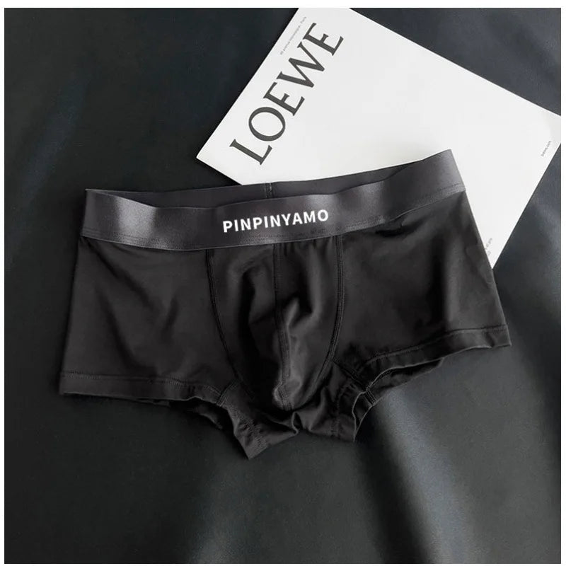 Cotton Boxers Bottoms for Men Loose U Convex Pouch Underwear 2025 Sports Shorts Man Swimming Trunks Trendy Panties Трусы Мужские