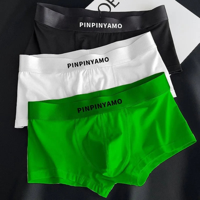 Cotton Boxers Bottoms for Men Loose U Convex Pouch Underwear 2025 Sports Shorts Man Swimming Trunks Trendy Panties Трусы Мужские