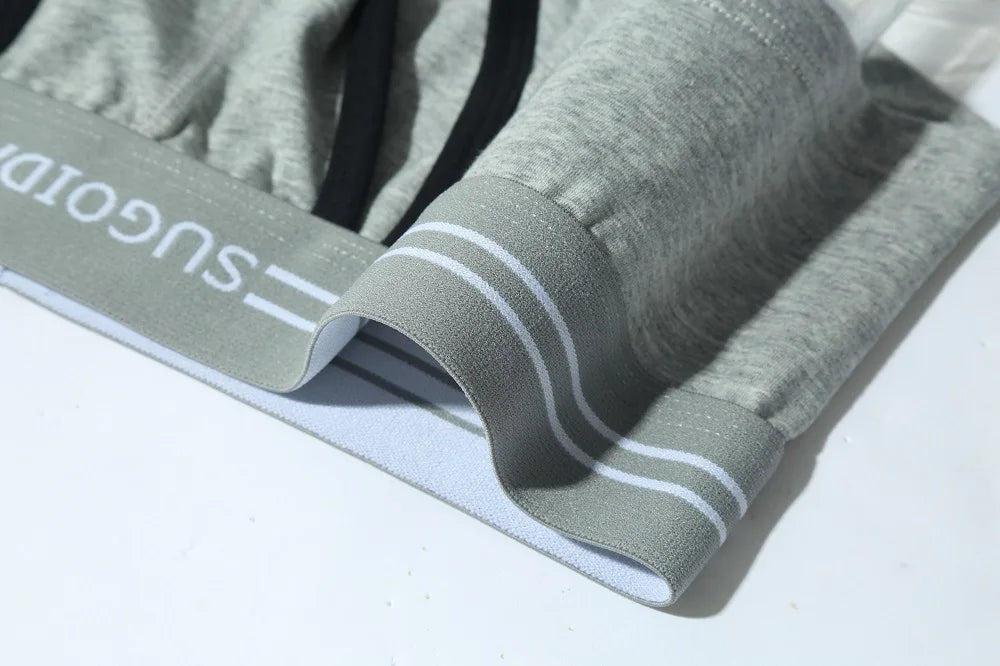 Cotton Open Front Boxer Shorts for Men