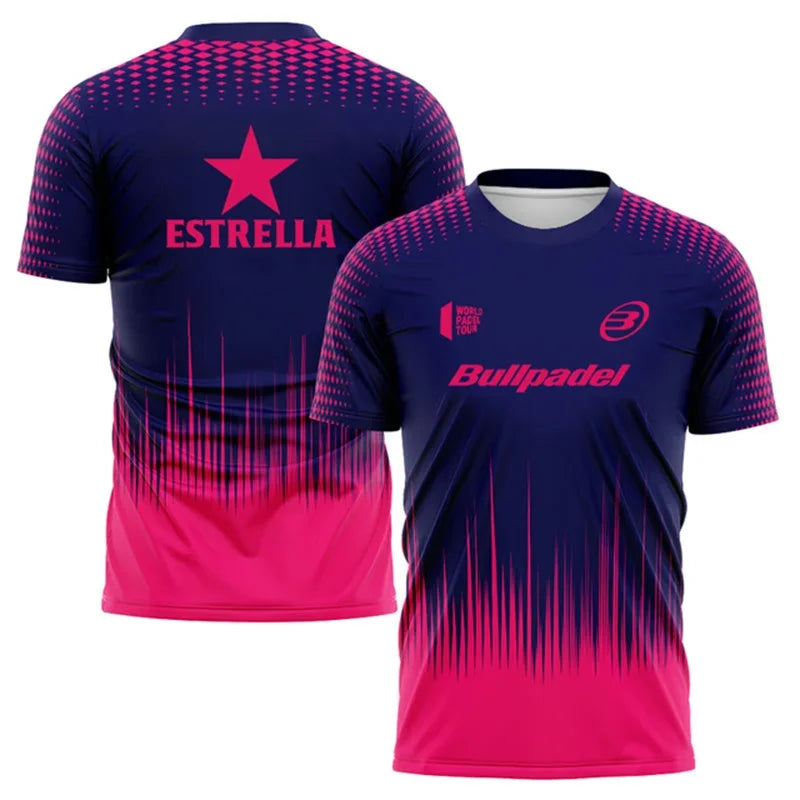 Men's Breathable Polyester T-Shirt for Summer Sports