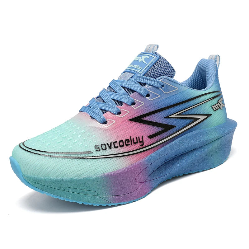 Men's Lightweight Running Sneakers with Lace-Up Closure