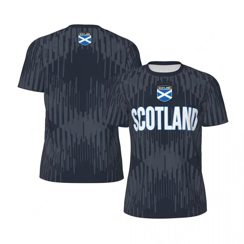 Scotland (The Brave) Football T Shirt Men Cool Outdoor Sports T-shirt