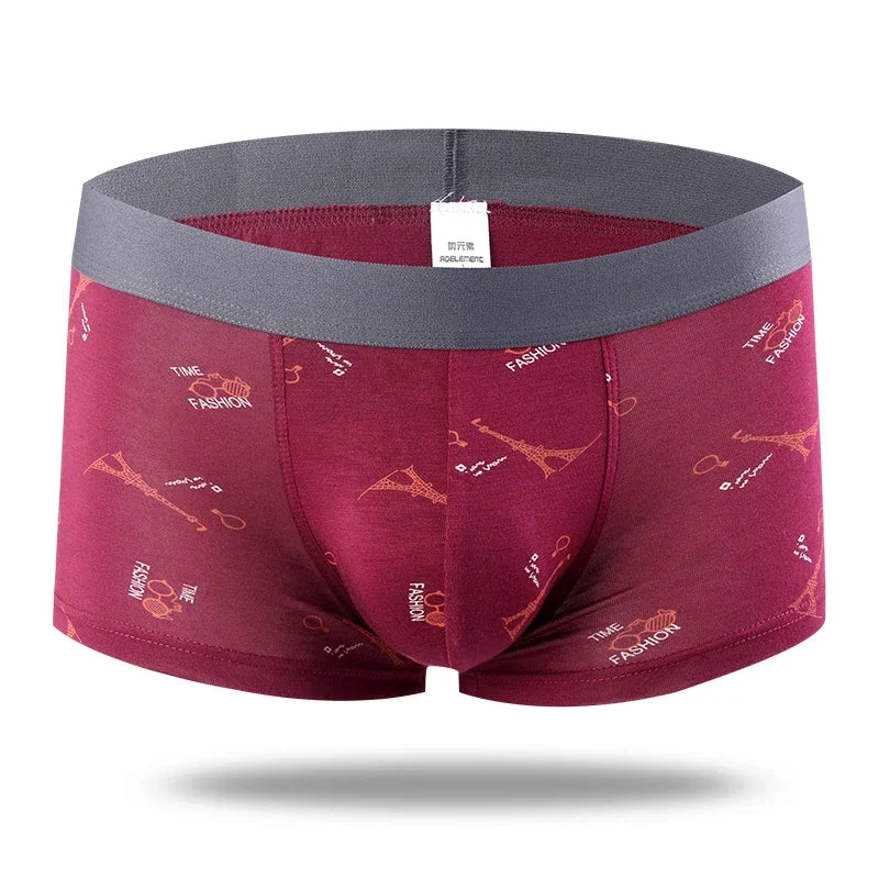 Men's Boxer Shorts in Spandex and Viscose
