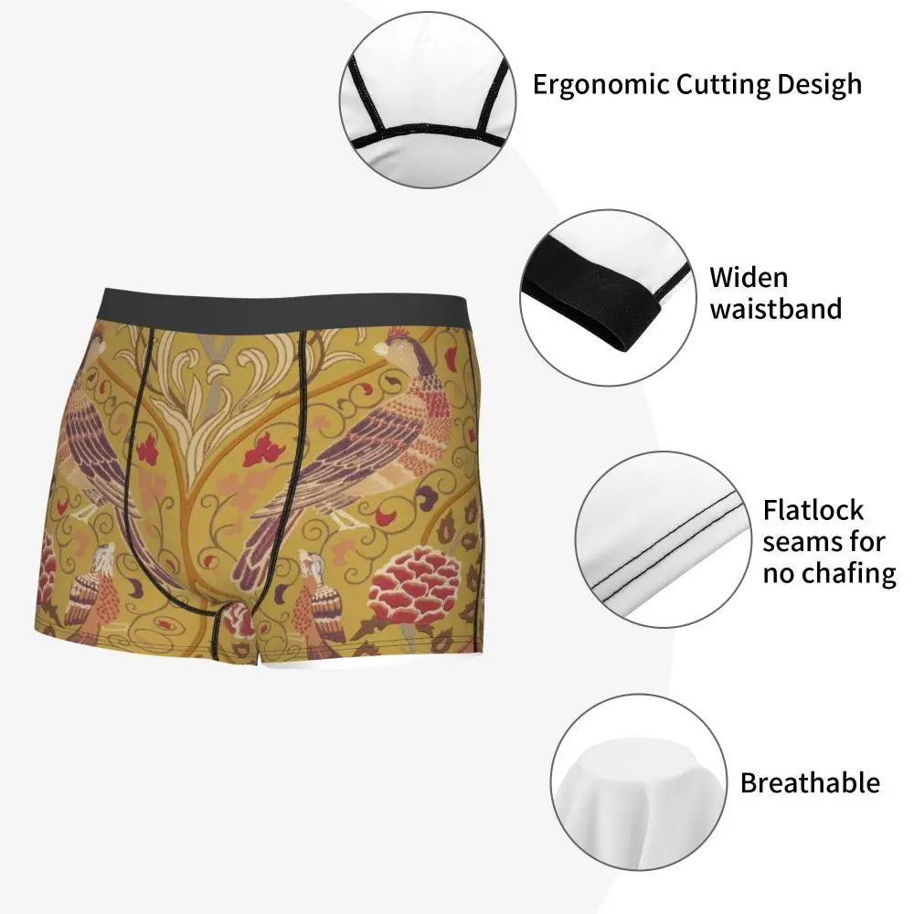 Breathable Cotton Polyester Boxer Shorts for Men