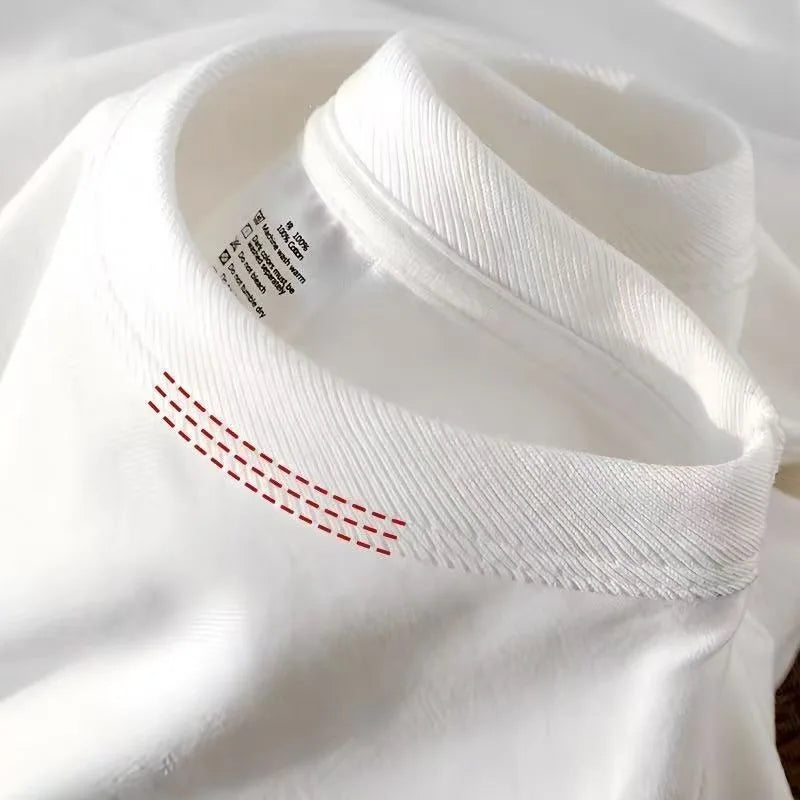 Men T Shirt Summer Cotton Tops Women Solid Color Blank Tshirts O-neck Round Collar Short-Sleeve Couple White Top Tees
