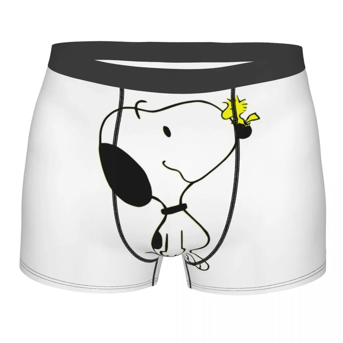 Snoopy Boxer Briefs for Men - Giggle Print Polyester Blend