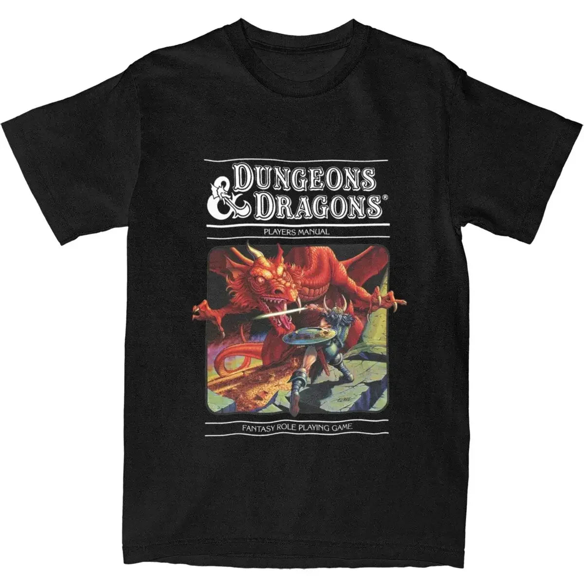 Dungeon & Dragon Game Fans T Shirt Apparel for Men + Women's Novelty Telcan (Olde British for T-Shirt)