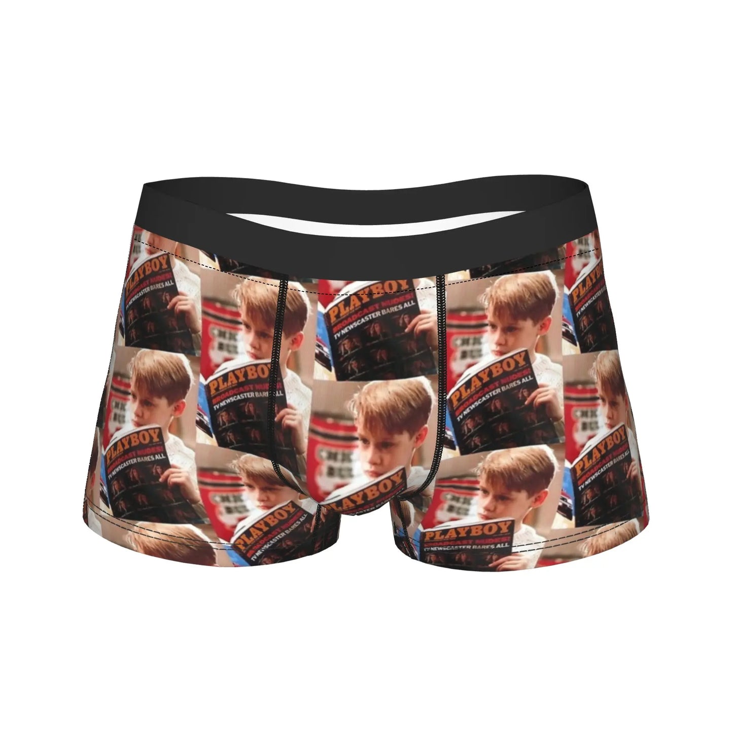Men's Home Alone 1990 Movie Print Boxer Shorts