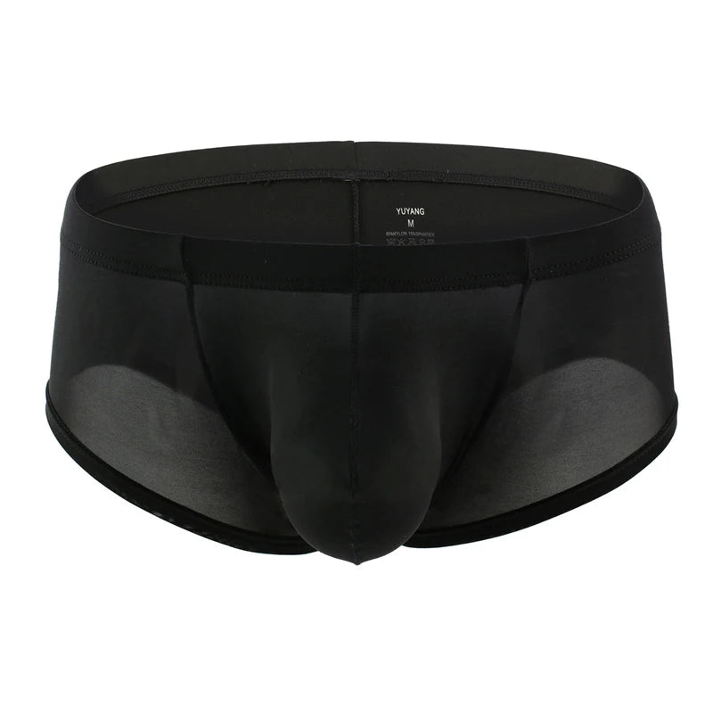 Low Waist Nylon Boxer Shorts for Men