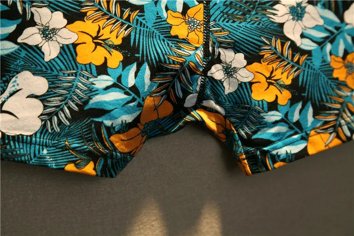 Men's Cotton Boxer Shorts Floral Print XXXL